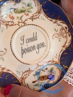 The Inn's Funny Tea Plate
